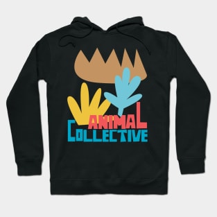 animal collective \ retro look fan art design Hoodie